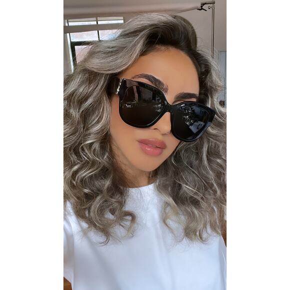 NEW Saint Laurent SLM95/F Black POLARIZED Sunglasses - Picture 2 of 11